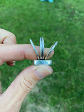 Load image into Gallery viewer, Kingman Stacker Ring Size 7.75