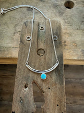 Load image into Gallery viewer, Sleeping Beauty Turquoise Bow Necklace