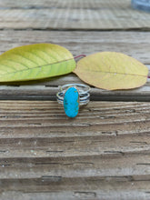Load image into Gallery viewer, Kingman Stacker Ring Size 7.75