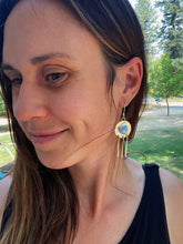 Load image into Gallery viewer, Golden Hill Turquoise Fringe Dangles