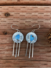 Load image into Gallery viewer, Golden Hill Turquoise Fringe Dangles