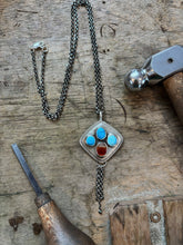 Load image into Gallery viewer, Turquoise Fringe Necklace