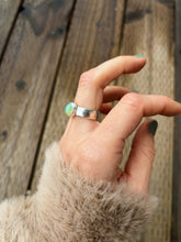 Load image into Gallery viewer, Sand Cast Opal Ring Size 7