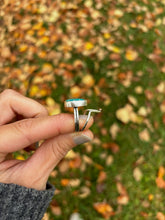 Load image into Gallery viewer, Turquoise Stacking Ring Size 5.5