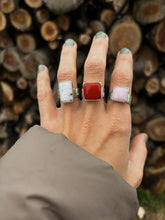 Load image into Gallery viewer, Pink Opal Sunshine Ring Size 7.75