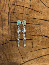 Load image into Gallery viewer, Turquoise & Pearl Diamonds #2