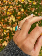 Load image into Gallery viewer, Turquoise Stacking Ring Size 5.5