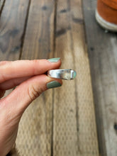Load image into Gallery viewer, Sand Cast Opal Signet Ring Size 8