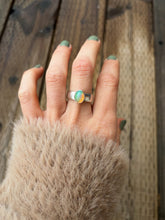 Load image into Gallery viewer, Sand Cast Opal Ring Size 7
