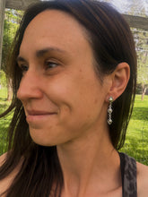 Load image into Gallery viewer, Silver Diamond Studs- Small
