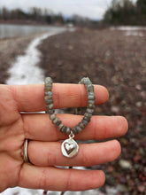 Load image into Gallery viewer, Beaded Heart Necklace
