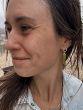 Load image into Gallery viewer, Lemon Jade Stud Dangles
