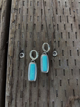 Load image into Gallery viewer, Turquoise Huggies #1

