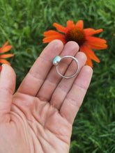 Load image into Gallery viewer, Sand Casted Turquoise Ring Size 8.75
