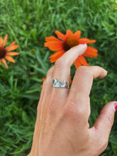 Load image into Gallery viewer, Crown of the Continent Ring Size 7.75- Green Tourmaline
