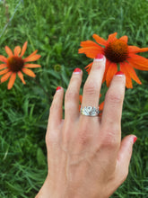 Load image into Gallery viewer, Crown of the Continent Ring Size 7- Quartz
