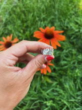Load image into Gallery viewer, Crown of the Continent Ring Size 7- Quartz
