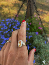 Load image into Gallery viewer, Fire Opal Ring Size 7.75
