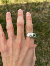 Load image into Gallery viewer, Sand Cast Signet Ring Size 7.5
