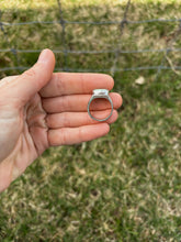 Load image into Gallery viewer, Sand Cast Signet Ring Size 7.5
