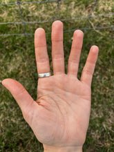 Load image into Gallery viewer, Sand Cast Signet Ring Size 8
