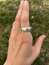 Load image into Gallery viewer, Sand Cast Signet Ring Size 8
