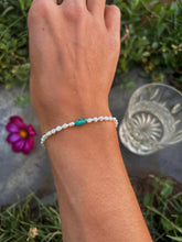 Load image into Gallery viewer, Pearl &amp; Turquoise Goldfill Bracelet Size Small
