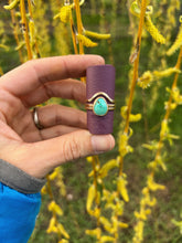 Load image into Gallery viewer, Turquoise &amp; Goldfill Stacker Set Size 7.5
