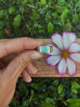 Load image into Gallery viewer, Chrysoprase Signet Ring Size 7.5
