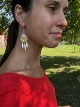 Load image into Gallery viewer, Northfork Dangles - Brass &amp; Silver

