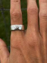 Load image into Gallery viewer, Size 8.5 Silver Heart &amp; Diamond
