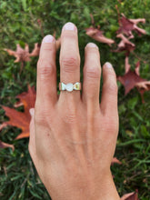 Load image into Gallery viewer, Pearl Moonstone Ring Size 7.5
