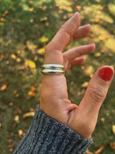 Load image into Gallery viewer, Saucer Stacker Ring Size 8
