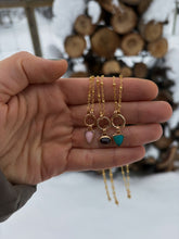 Load image into Gallery viewer, Garnet Goldfill Necklace
