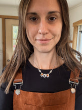 Load image into Gallery viewer, MT Agate Oak Leaf Necklace
